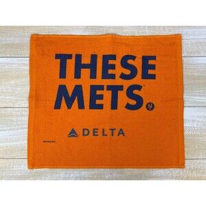 New York Mets “These Mets” Orange Rally Hand Towel New